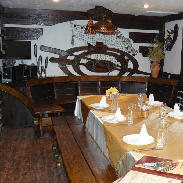 Ресторанный сервис бронирования столиков menu-rest.com - Интерьер ресторана "Рыбацкое подворье"