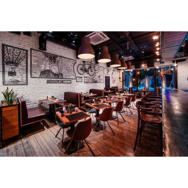 Ресторанный сервис бронирования столиков menu-rest.com - Интерьер ресторана "Iskra"