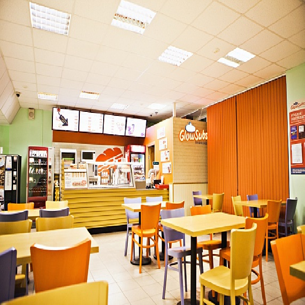 Ресторанный сервис бронирования столиков menu-rest.com - Интерьер ресторана "GlowSubs Sandwiches"