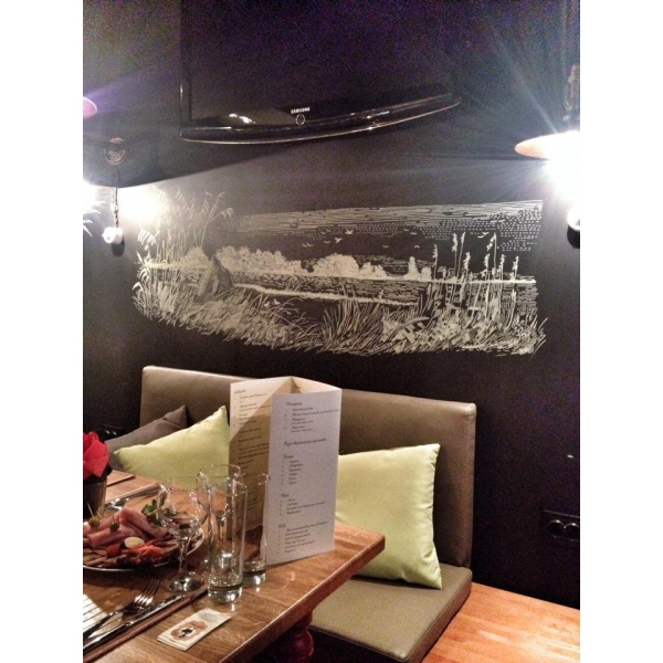 Ресторанный сервис бронирования столиков menu-rest.com - Интерьер ресторана "Black goose"