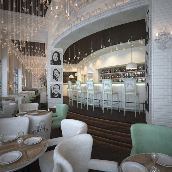 Ресторанный сервис бронирования столиков menu-rest.com - Интерьер ресторана "Счастье"