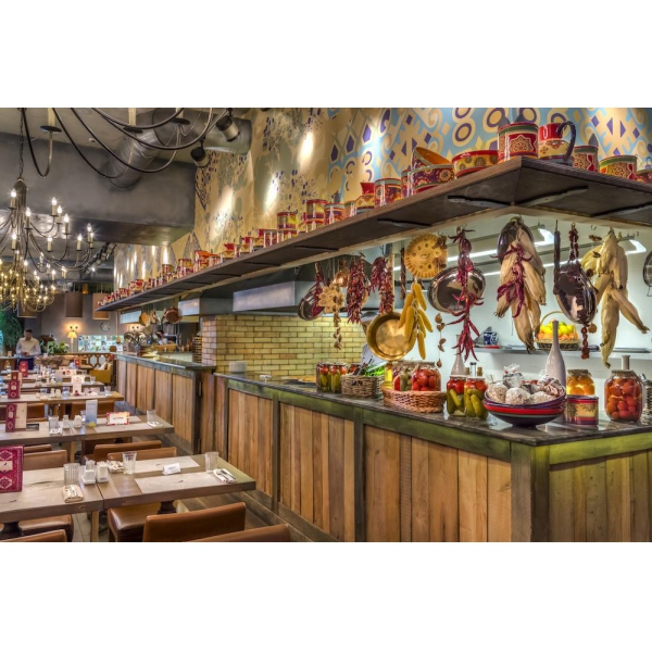 Ресторанный сервис бронирования столиков menu-rest.com - Интерьер ресторана "Баклажан"