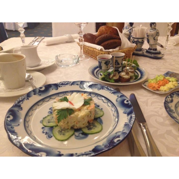 Ресторанный сервис бронирования столиков menu-rest.com - Интерьер ресторана "Гжель"