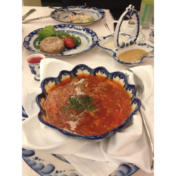 Ресторанный сервис бронирования столиков menu-rest.com - Интерьер ресторана "Гжель"