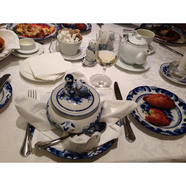 Ресторанный сервис бронирования столиков menu-rest.com - Интерьер ресторана "Гжель"