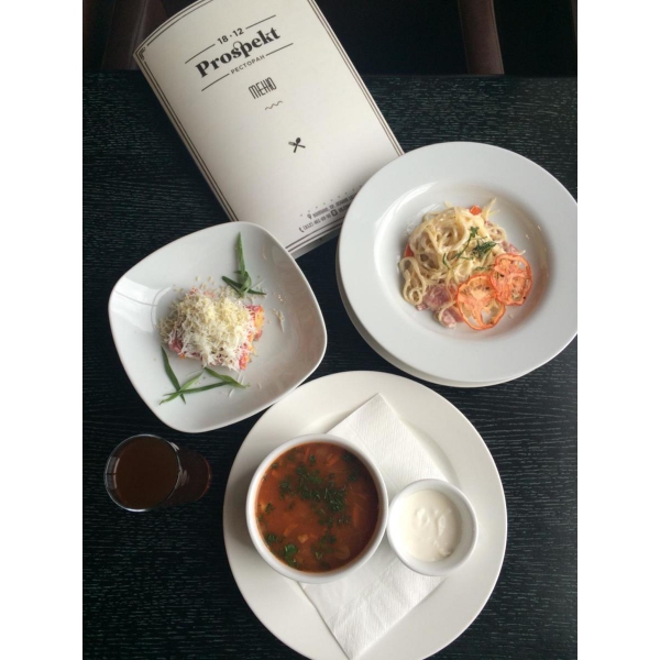 Ресторанный сервис бронирования столиков menu-rest.com - Интерьер ресторана "Проспект 18/12"