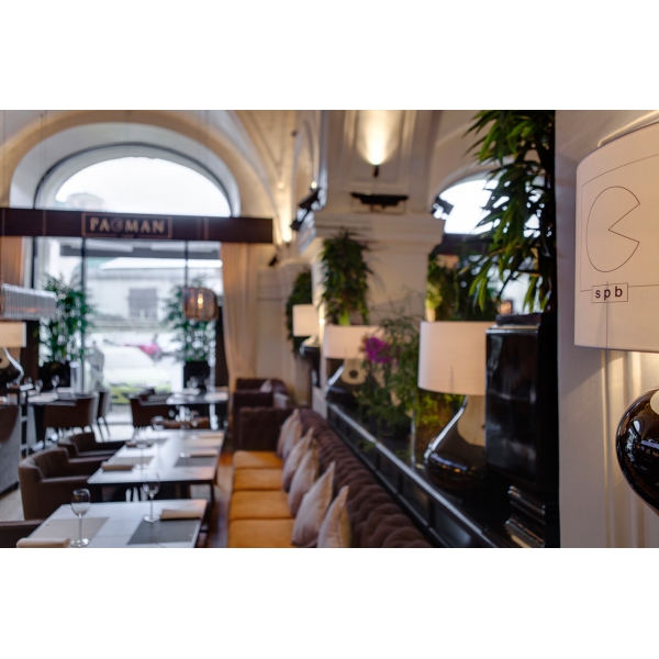 Ресторанный сервис бронирования столиков menu-rest.com - Интерьер ресторана "Pacman"