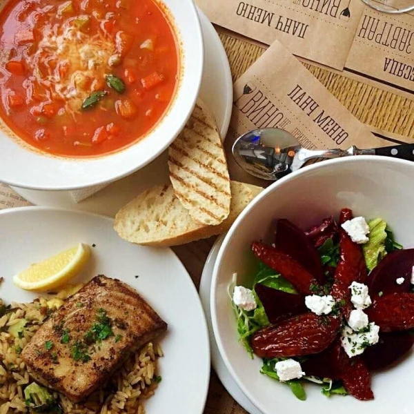 Ресторанный сервис бронирования столиков menu-rest.com - Интерьер ресторана "Хлеб и вино"