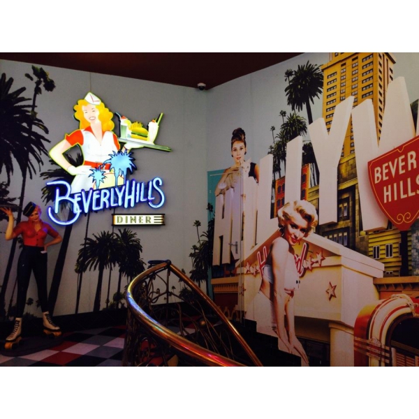 Ресторанный сервис бронирования столиков menu-rest.com - Интерьер ресторана "Beverly Hills Diner"