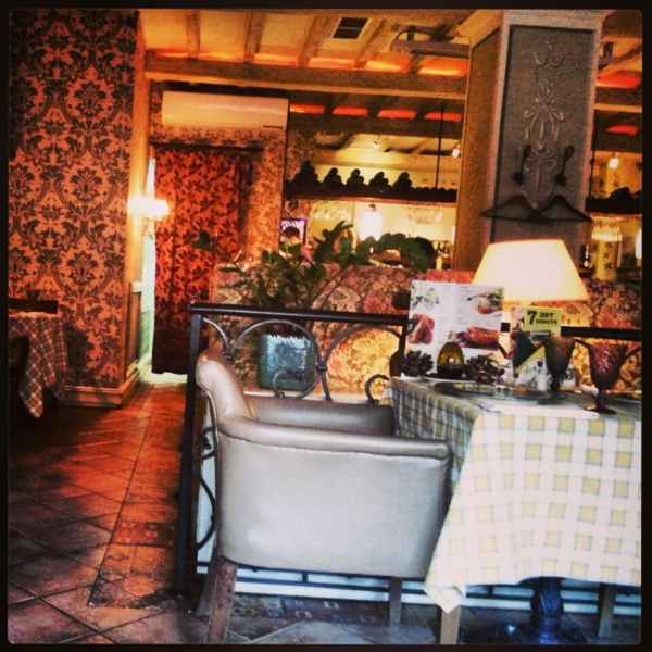 Ресторанный сервис бронирования столиков menu-rest.com - Интерьер ресторана "Бенвенуто"