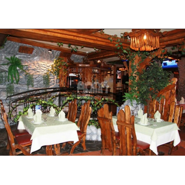 Ресторанный сервис бронирования столиков menu-rest.com - Интерьер ресторана "Хижина"