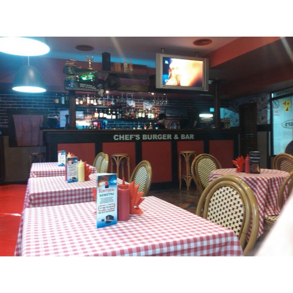 Ресторанный сервис бронирования столиков menu-rest.com - Интерьер ресторана "Chef`s Burger Bar"