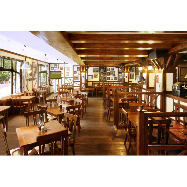 Ресторанный сервис бронирования столиков menu-rest.com - Интерьер ресторана "Flat Iron bar & roadhouse"